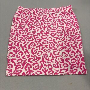 Persifor Pink Animal Print Active Skirt Stretch Women's Large